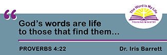 The Word is My Life banner